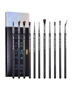 Набор: кисти для макияжа глаз t324, 11 шт. Pro makeup eyeliner brush Jessup