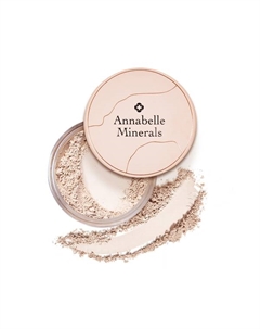 Матирующая минеральная основа с spf10 для лица золотисто-светлая, 4 г, цвет golden fairest Annabelle minerals