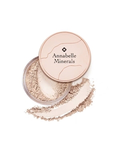 Матирующая минеральная основа с spf10 для лица золотисто-светлая, 4 г, цвет golden fair Annabelle minerals