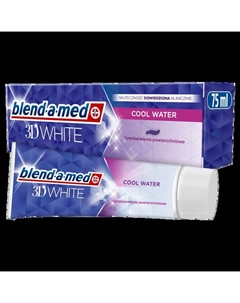 Зубная паста, 75 мл 3D white cool water Blend-a-med