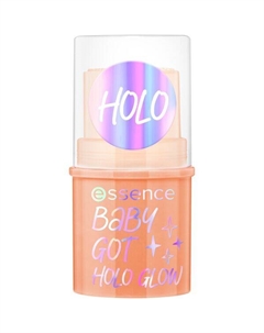 Хайлайтер для лица, оттенок 10 абрикосовый, 5 г Baby got holo glow Essence
