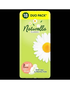 Гигиенические прокладки, 18 шт./1 упаковка. Classic Naturella