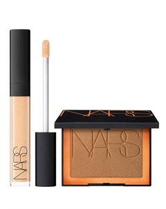 Сияющий кремовый консилер marron glacè и бронзирующая пудра lagoon, цвет marron glace l2.8 Nars