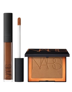 Сияющий кремовый консилер с эффектом какао и бронзирующей пудрой цвета лагуны, цвет cacao d2 Nars