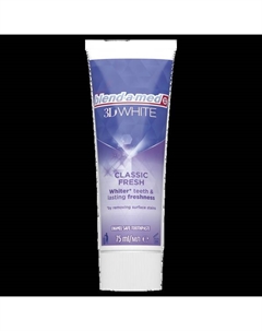 Зубная паста, 75 мл 3D white classic fresh Blend-a-med