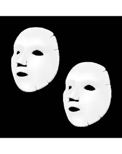 Набор: увлажняющие маски для сухой и обезвоженной кожи, 2 шт. Maski w płacie Clarena