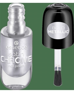 Лак для ногтей Nagellack Satin Chrome 04 Steel GPT, 8 ml Essence