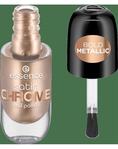 Лак для ногтей Nagellack Satin Chrome 01 Robotic Rose, 8 ml Essence