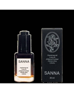 Органическое овсяное масло, 30 мл Sanna1972 Sanna Clockhouse