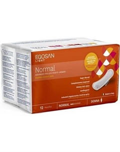 Прокладки при нормальном недержании мочи, женские прокладки с защитой от протекания, для женщин, 12 шт. - упаковка из 12 шт. Egosan