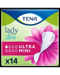 Гигиенические прокладки, 14 шт./1 упаковка. Lady ultra mini Tena