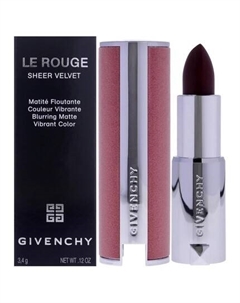 Живая помада Le Rouge Sheer Velvet Matte Lipstick N39 Rouge Grenat для женщин 0,11 унции Givenchy