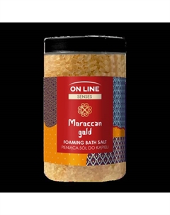 Пенящаяся соль для ванн марокканское золото, 480 г Senses On line