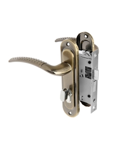 Замок врезной rd002, с ручкой, 3 ключа, цвет бронза Lockland