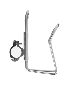 Флягодержатель t-18, алюминий, крепление на раму и руль, цвет белый Dream bike