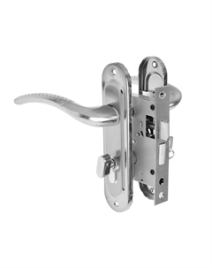 Замок врезной rd002, с ручкой, 3 ключа, цвет хром Lockland