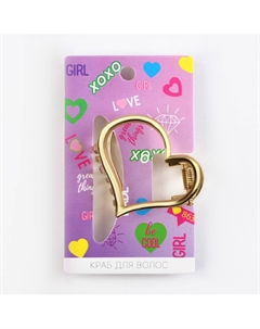 Краб для волос металлический Art beauty
