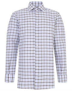 Рубашка Regular Fit хлопковая в клетку Stile latino