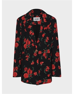 Жакет с принтом "розы" Aline