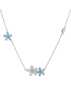 Колье "цветочки", серебро Sneak peek