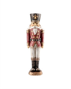 Новогодний сувенир Фигурка Щелкунчик Винтаж, LED, 13,5x10,5x46 см Timstor