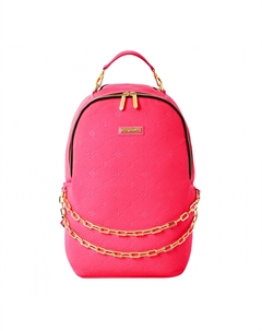 Розовый рюкзак с цепочкой, 45х15х30 см (19,5л) Sprayground