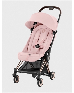 Коляска Coya Rosegold Peach Pink с дождевиком и бампером Cybex