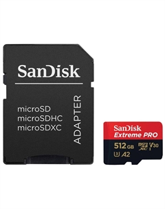 Карта памяти Sandisk Ultra 512GB + адаптер (SDSQXCD-512G-GN6MA)