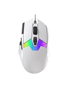 Мышь проводная A980, 26000dpi, оптическая светодиодная, USB, белый (A980 ) Dareu