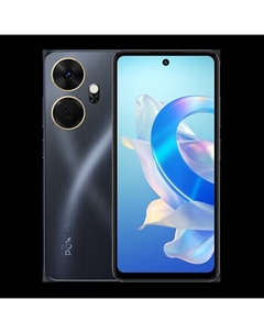 Смартфон ITEL P55+, 6.6" 1612x720 IPS, Unisoc Tiger T606, 8Gb RAM, 256Gb, 3G/4G, Wi-Fi, BT, 2xCam, 2-Sim, 5000 мА⋅ч, USB Type-C, Android 13, черный (ITL-P55P.256.MEBL) Itel