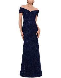 Женское кружевное вечернее платье с пайетками Xscape