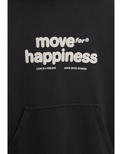 Толстовка с капюшоном MOVE WITH LOVE, серый Pull & bear