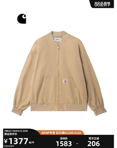 Пальто с логотипом и карманами, черный Carhartt wip