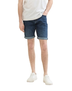 Джинсы Шорты-бермуды "JOSH" с фирменной этикеткой, цвет Mid Stone Wash Denim Tom tailor