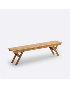 Скамья для сада складная Ramaldi из акации бежевый Laredoute