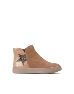 Кожаные ботинки на молнии каштановый Laredoute