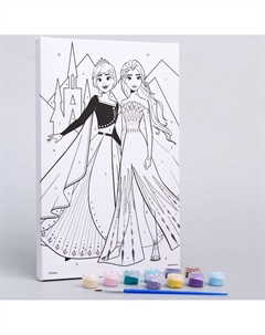 Картина по номерам для детей Disney