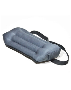 Подушка под спину на стул или кресло с лузгой гречихи Офис Smart textile