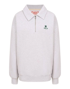 Хлопковый свитшот Aeca white