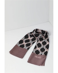 Палантин с монограммой бренда Pre Liu jo