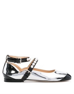 Женские туфли на плоской подошве, серебряный Mach & mach