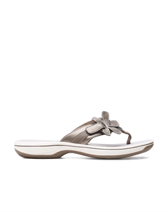 Шлепанцы женские, цвет pewter Clarks