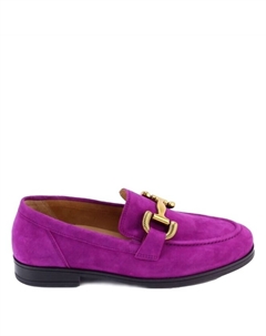 Женские замшевые мокасины цвета мальвы Gabor
