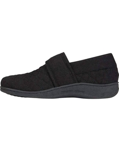 Тапочки из махровой ткани Джеки черного цвета Vionic