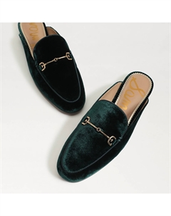 Мюли Linnie Bit из изумрудно-нефритового бархата, цвет emerald jade velvet Sam edelman