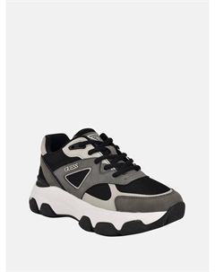 Кроссовки-джоггеры Alisses из искусственной замши, черный Guess factory