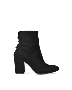 Ботильоны-носки на среднем каблуке на молнии 'Evia', черный Xy london