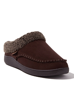 Мужские мокасины Marshall из микрозамши Toe Clog Dearfoams