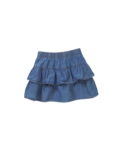 Джинсовая многоярусная юбка RaRa, синий Cozy n dozy