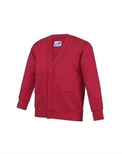 Школьный кардиган на пуговицах Academy (2 шт.), красный Awdis